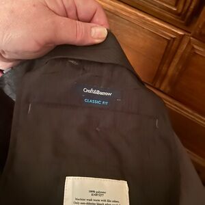 Croft & Barrow Black slacks